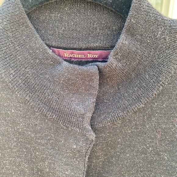 Rachel Roy charcoal grey wool sweater - Picture 4 of 4